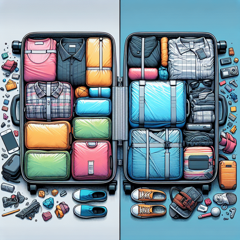packing cubes vs traditional packing methods