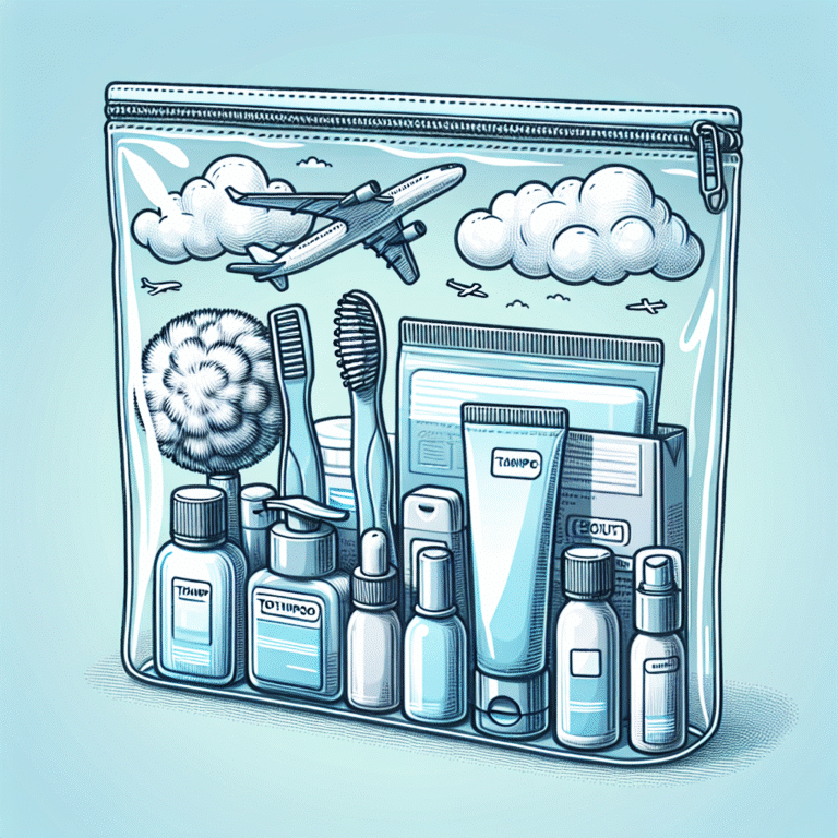 travel-friendly toiletries for flights