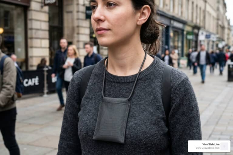 Slash resistant neck pouch