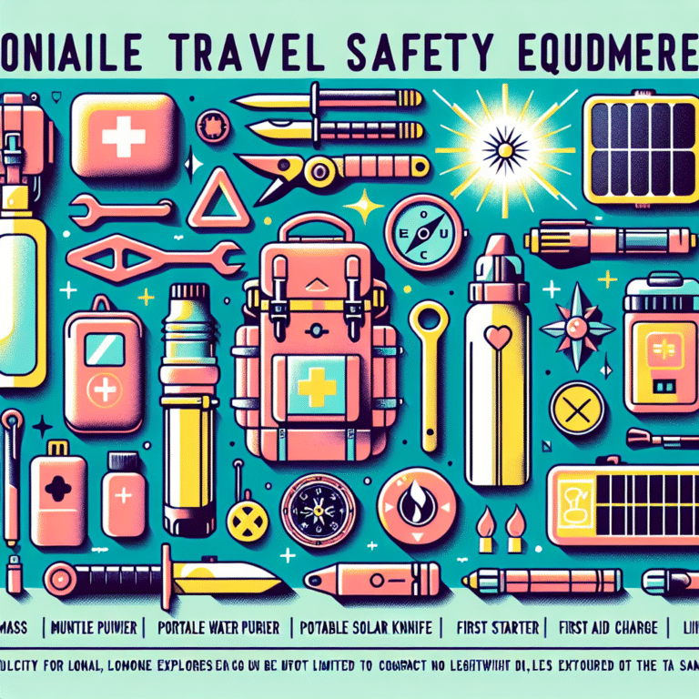 essential travel safety gear for solo adventurers