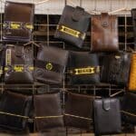 ladies leather travel wallet